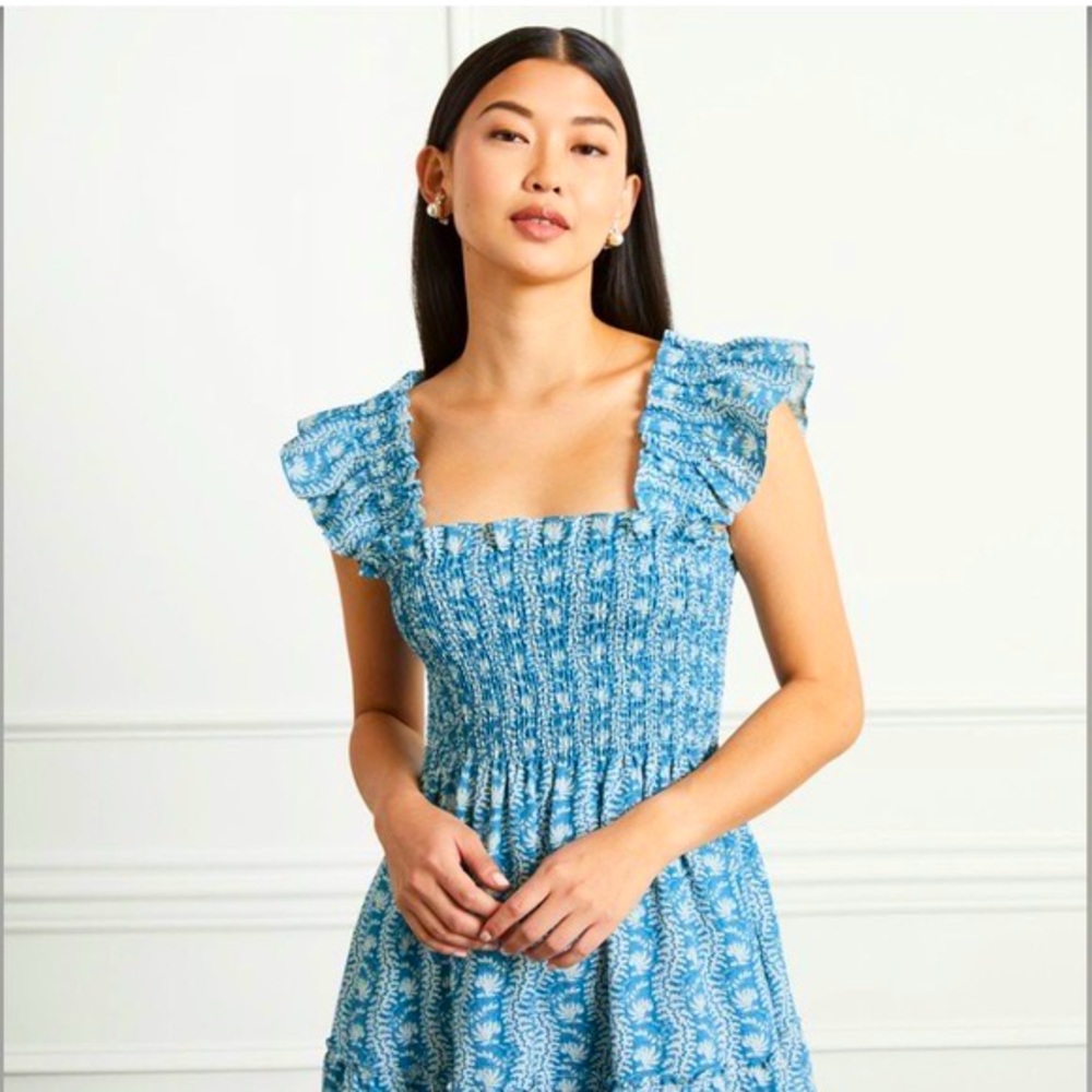 Hill House Trailing Vines midi nap dress